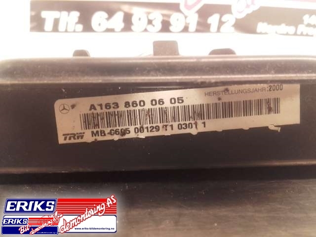Airbag sidepute høyre til Mercedes ML 1997-2005 (W163) (W163) (TRW|)