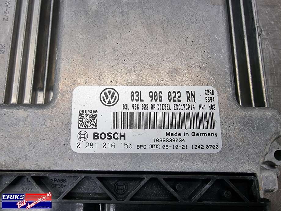 Styreenhet motor til VW Tiguan 2007-2011 (Type I, Fase 1)  (BOSCH|03L906022RN|)