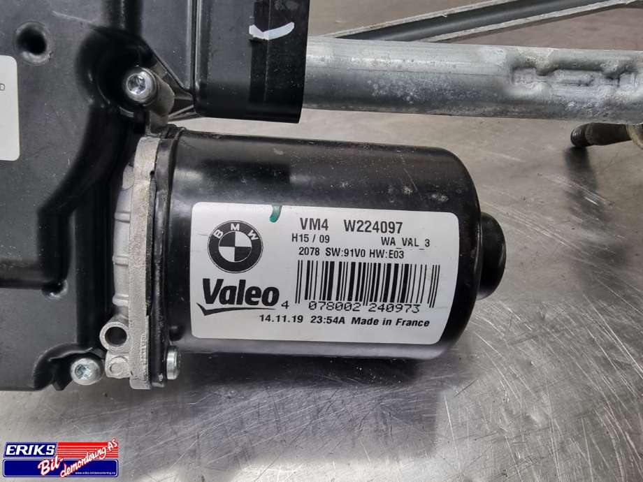 Viskermotor frontrute komplett m/overføring til BMW 5-Serie 2017-->> (G30/G31) (G30/G31) (VALEO|VM4W224097|)