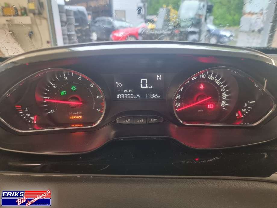 Instrumentpanel til Peugeot 208, 2012-2019 (Type I)