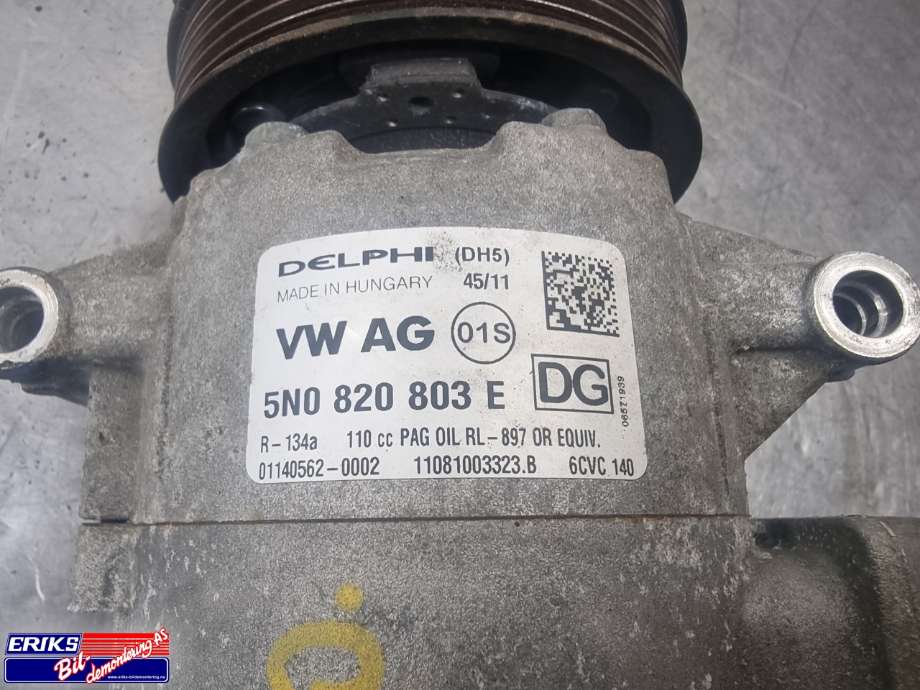 Aircondition kompressor til Škoda Octavia 2009-2013 (Type II, Fase 2)  (5N0820803E|)