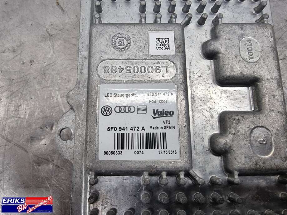Styreenhet xenon/ballast til VW e-Golf 2014-2017 (Fase 1)  (VALEO|5F0941472A|)