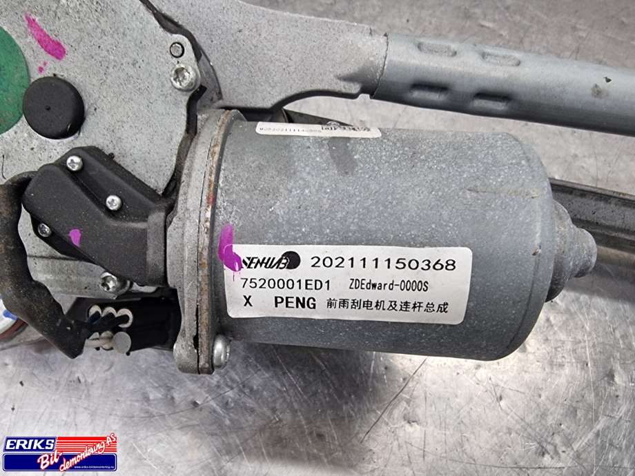 Viskermotor frontrute komplett m/overføring til XPeng P7 2021-->>  (7520001ED1|)