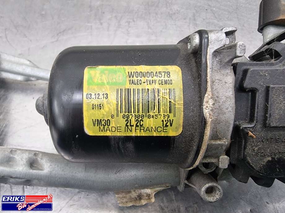 Viskermotor frontrute komplett m/overføring til Citroën C3 2010-2016 (Type II) (W000004578|)