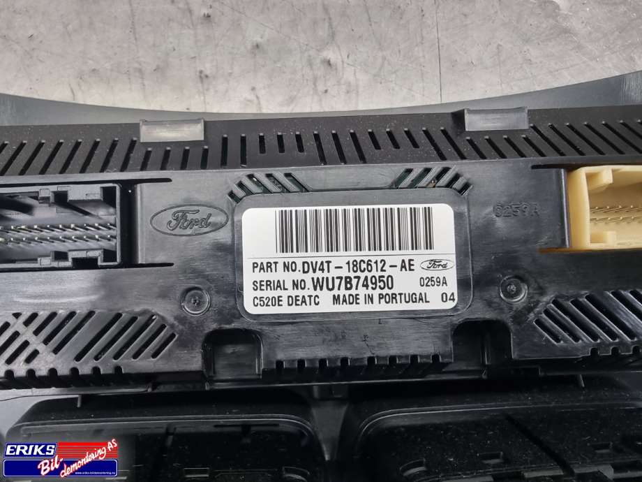 Varmeapparat betjening til Ford Kuga 2013-2019  (DV4T-18C612-AE|)