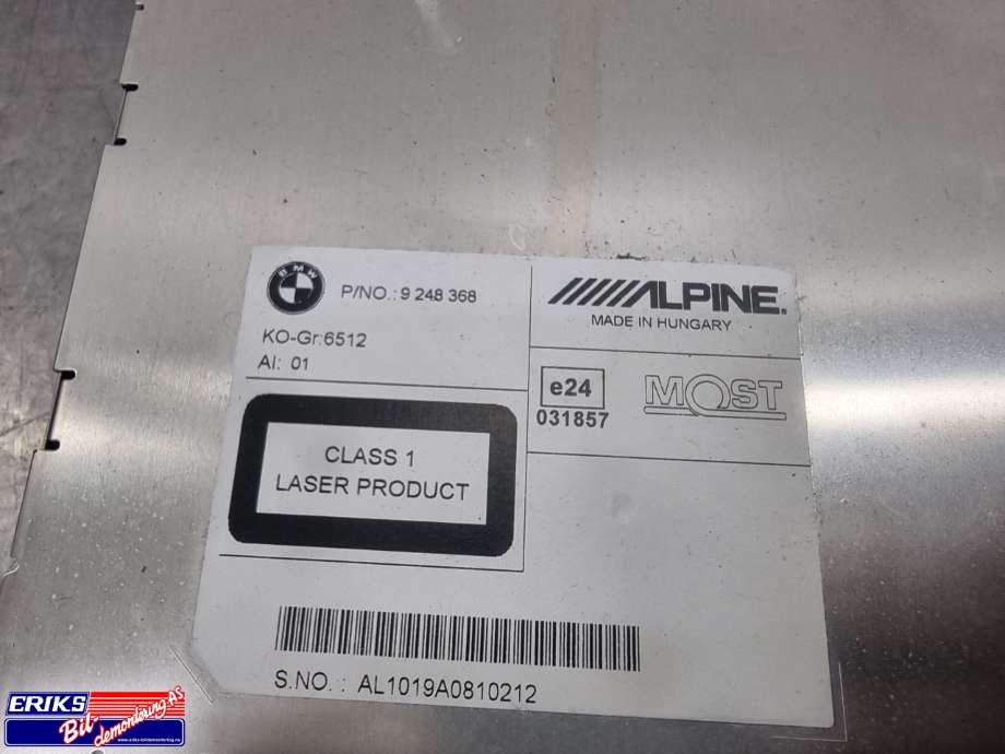 Bilstereo navigasjon spiller til BMW 5-Serie 2010-2017 (F10/F11) (F10/F11) (9248368|)