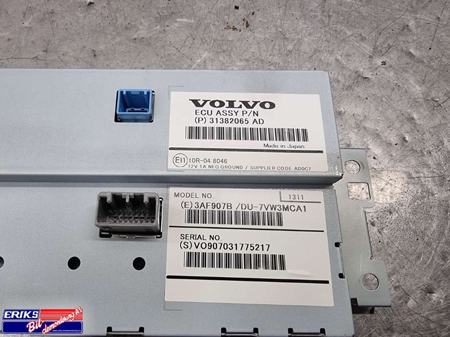Bilstereo navigasjon skjerm til Volvo V60/V60 CC 2013-2018 (Type I, Fase 2) (31382065AD|)