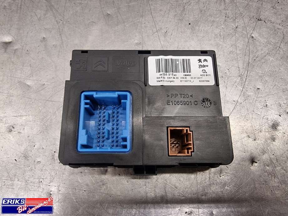 Styreenhet klima/aircondition til Peugeot 3008, 2016-->> (Type II)  (9809891880)