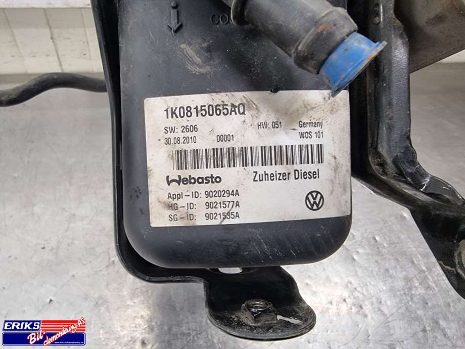 Dieselvarmer til VW Caddy 2010-2015 (Type III, Fase 2) (1K0815065AQ|)