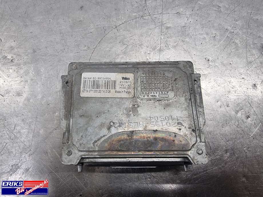 Styreenhet xenon/ballast til Peugeot 508, 2011-2014 (Type I, Fase 1) (VALEO|89034934)