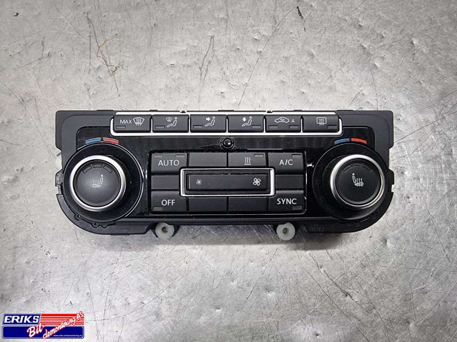 Varmeapparat betjening til VW Tiguan, 2011-2016 (Type I, Fase 2)  (5K0907044GM)