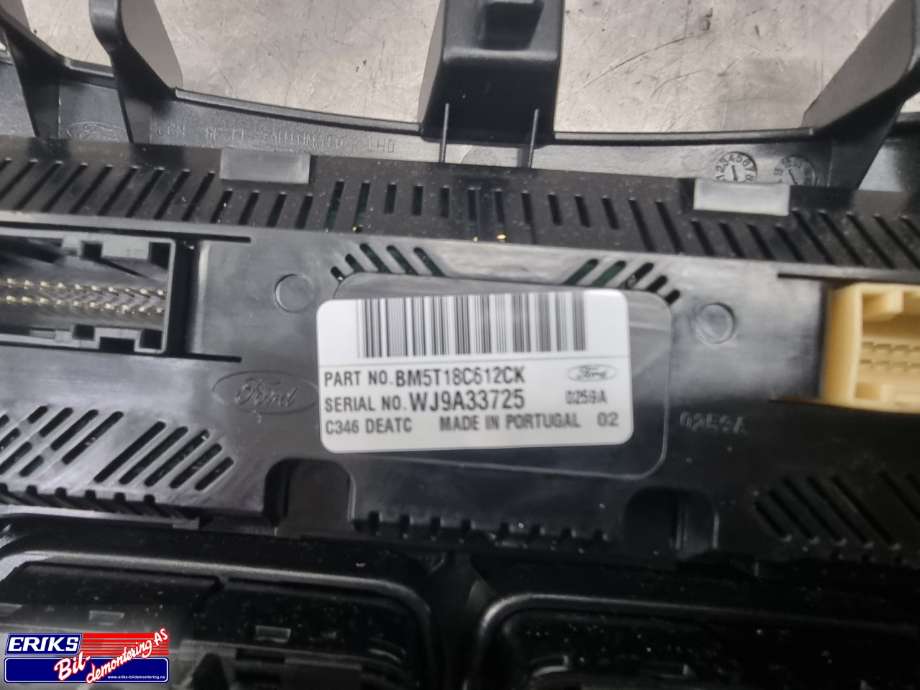 Varmeapparat betjening til Ford Focus 2011-2014 (Type III, Fase 1) (BM5T18C612CK|)