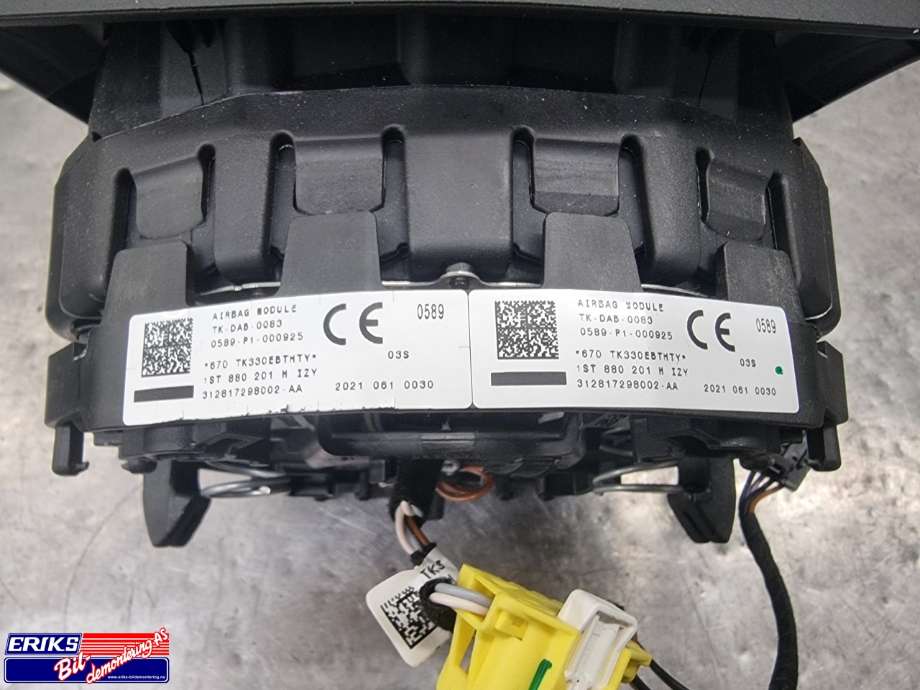 Airbag rattpute til Škoda Citigo-e 2019-->>  (1ST880201H|)