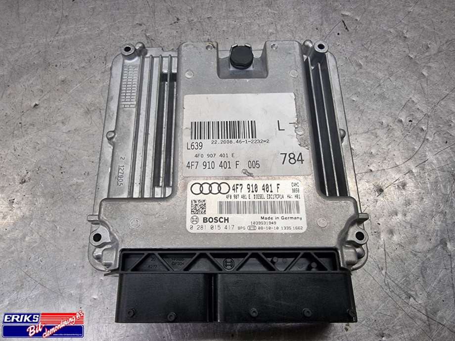 Styreenhet motor til Audi A6, Allroad, 2008-2011 (Type II, Fase 2) (C6) (C6) (BOSCH|4F7910401F)