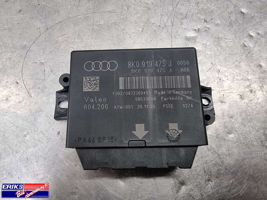 Styreenhet parkering til Audi Q5, 2008-2012 (Type I, Fase 1)  (8K0919475J)