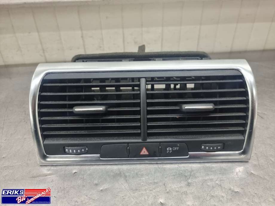 Dashbord friskluftdyse midtkonsoll til Audi Q7, 2010-2015 (Type I, Fase 2)  (4L0820951P)