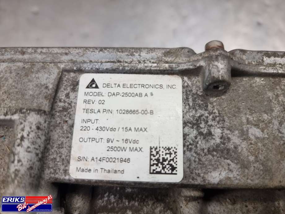 DCDC converter elbil til Tesla Model S 2013-2016 (Fase 1)  (102866500B|)