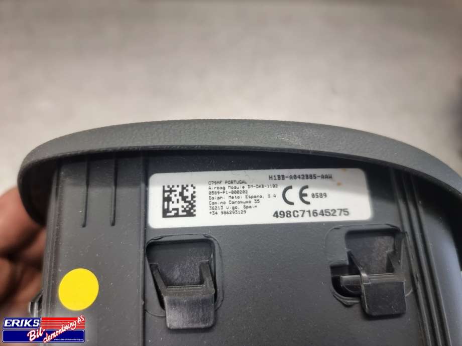 Airbag rattpute til Ford Fiesta 2017-->> (Type VII)  (H1BB-A042B85-AAW|)