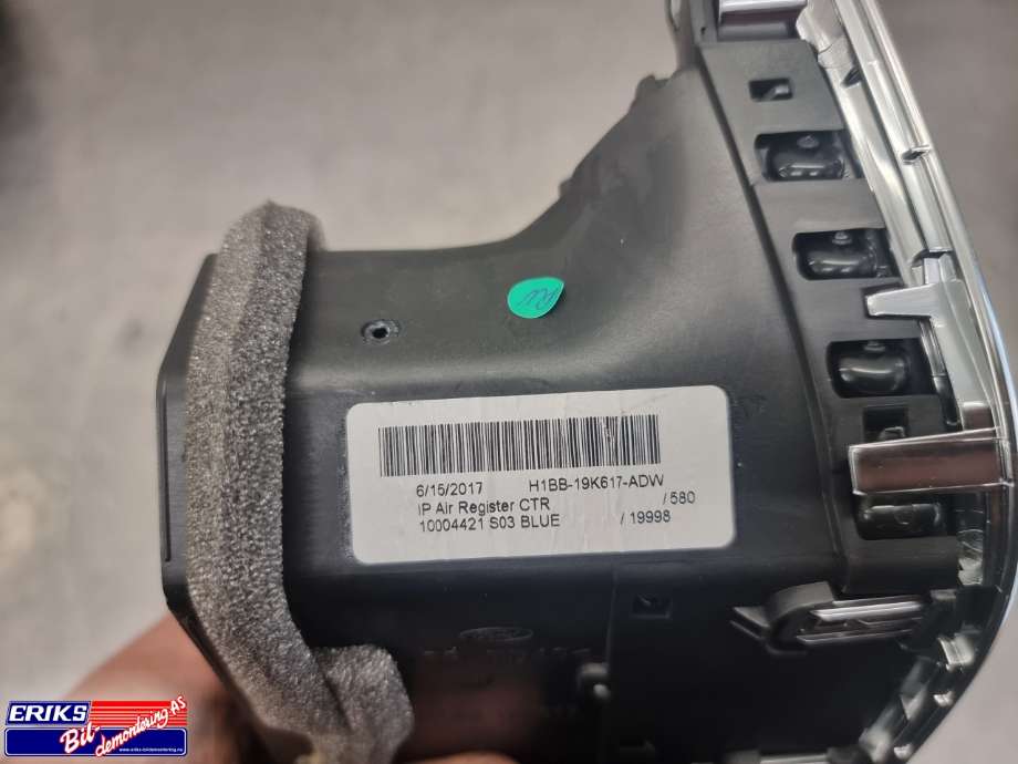 Dashbord friskluftdyse midtkonsoll til Ford Fiesta 2017-->> (Type VII)  (H1BB-19K617-ADW|)