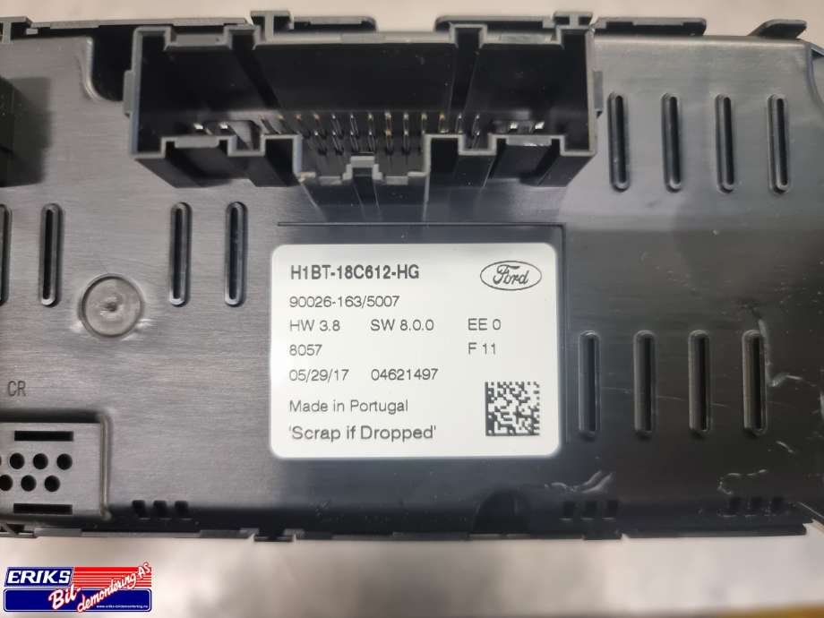 Varmeapparat betjening til Ford Fiesta 2017-->> (Type VII)  (H1BT-18C612-HG|)