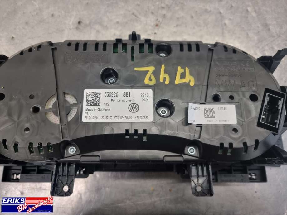 Instrumentpanel til VW Golf VII 2012-2017 (Fase 1)  (5G0920861|)