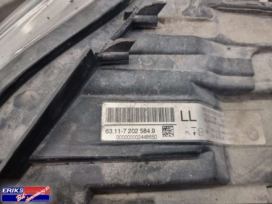 Frontlykt høyre xenon til BMW 3-Serie 2005-2011 (E90/E91/E92/E93) (E90/E91/E92/E93) (63 11 7 240 248|)