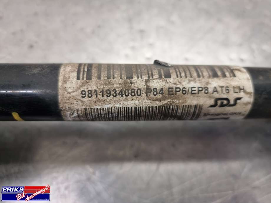 Drivaksel venstre foran, bensin/automat til Peugeot 3008 2016-->> (Type II)  (9811934080|)