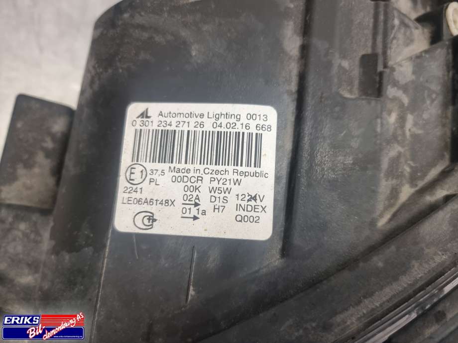 Frontlykt venstre xenon til Mercedes C-Klasse 2007-2011 (Fase 1) (W204) (W204) (A 204 820 89 61|A 204 906 22 04|A 204 820 30 59)