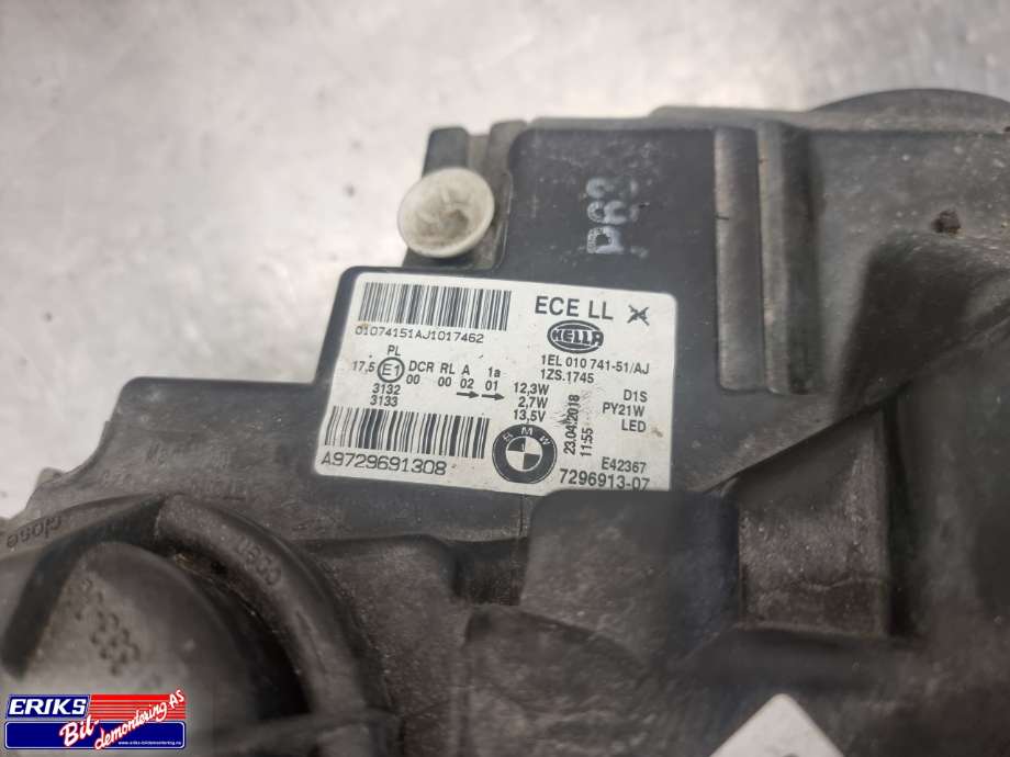 Frontlykt venstre xenon til BMW 1-Serie 2011-2015 (Fase 1) (F20/F21) (F20/F21)