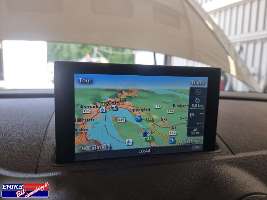 Bilstereo navigasjon skjerm til Audi A3, 2012-2016 (Type III, Fase 1)  
