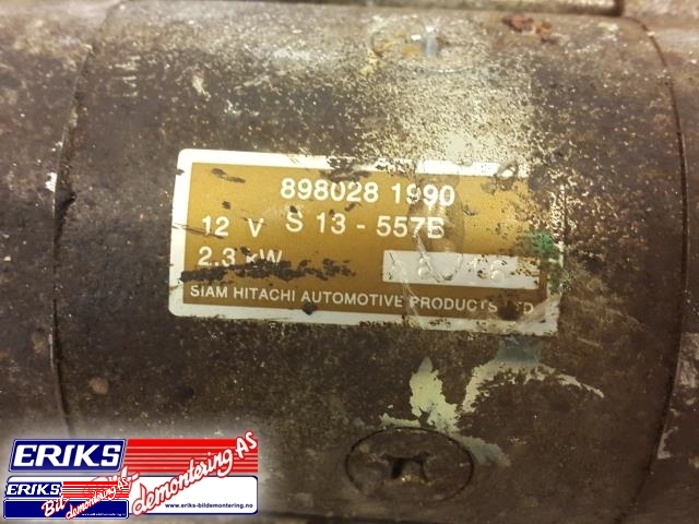 Starter diesel til Isuzu D-Max 2007-2012 (Type I)  (HITACHI|898028 1990|)