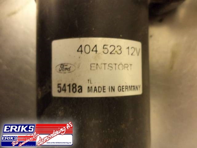 Viskermotor frontrute til Ford Transit 2006-2013  (FORD|404 523 12V|)