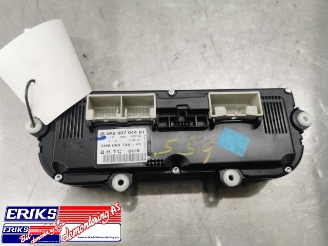 Varmeapparat betjening til VW Golf VI 2008-2012  (VW|5K0 907 044 BT|5HB 009 746-41|)
