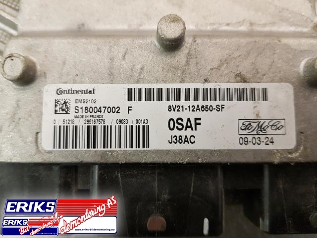 Styreenhet motor til Ford Fiesta 2008-2012 (Type VI, Fase 1) (FOMOCO|8V21-12A650-SF|)