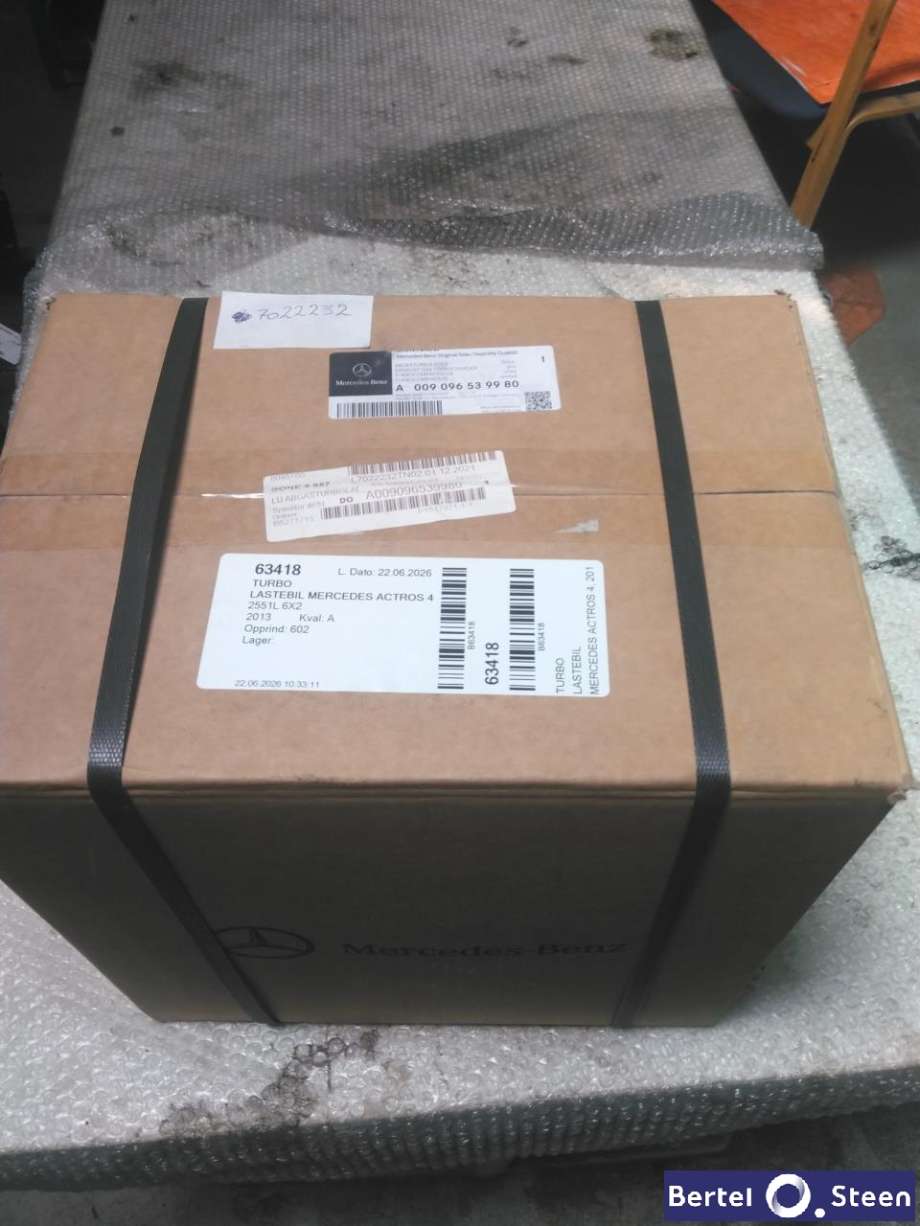 Turbo til Lastebil Mercedes Actros 4, 2011-2018  (A0090965399)