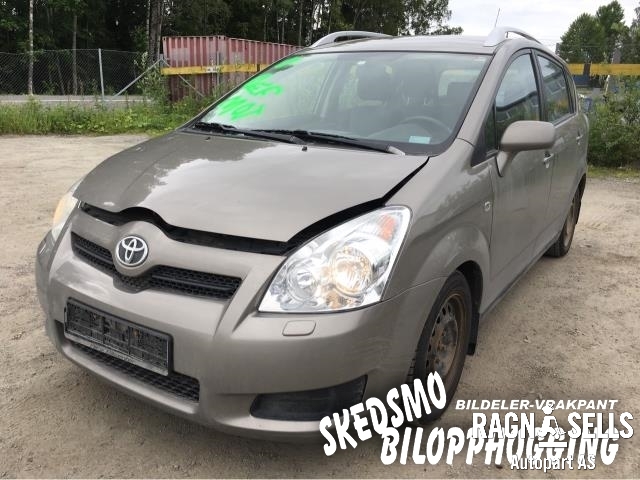 Toyota Verso 2004-2009 (Type II) , Motorkode: 2AD-FTV, Girkassekode: