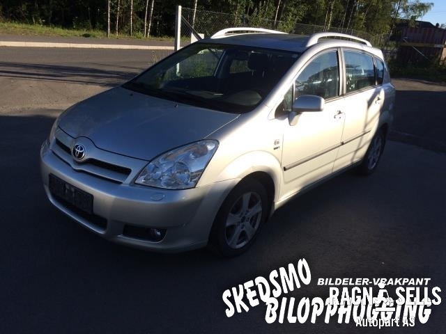Toyota Verso 2004-2009 (Type II) , Motorkode: 1ZZ-FE, Girkassekode: