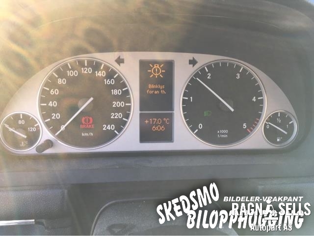 Mercedes B-Klasse 2005-2008 (Fase 1) (W245) (W245), Motorkode: OM640.940, Girkassekode: 711640 00 213235