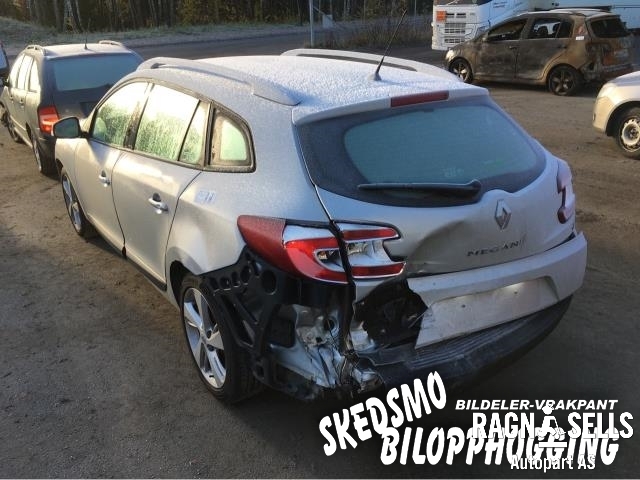 Renault Megane 2009-2016 Type III , Motorkode: K9K 834, Girkassekode: JR5