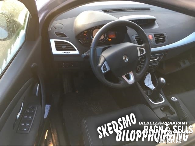 Renault Megane 2009-2016 Type III , Motorkode: K9K 834, Girkassekode: JR5