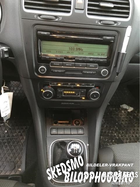 VW Golf VI 2008-2012 , Motorkode: CAYC, Girkassekode: LUB