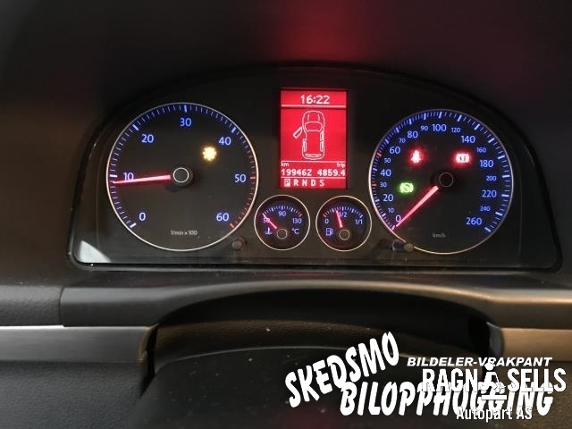 VW Touran 2007-2010 (Type I, Fase 2) , Motorkode: BMN, Girkassekode: 
