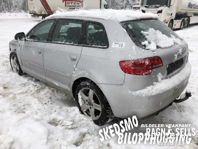 Audi A3 2009-2012 (Type II, Fase 2) , Motorkode: CAYC, Girkassekode: MLE
