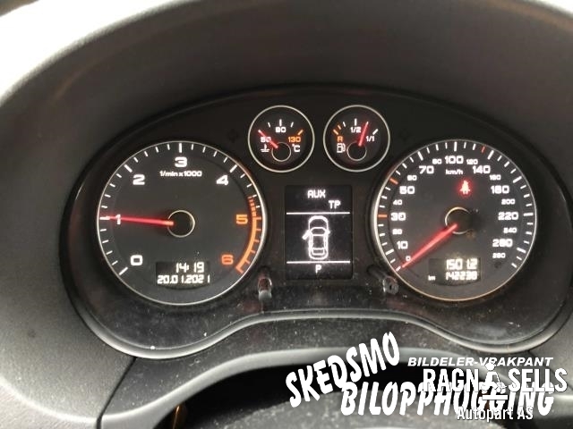 Audi A3 2009-2012 (Type II, Fase 2) , Motorkode: CAYC, Girkassekode: MLE