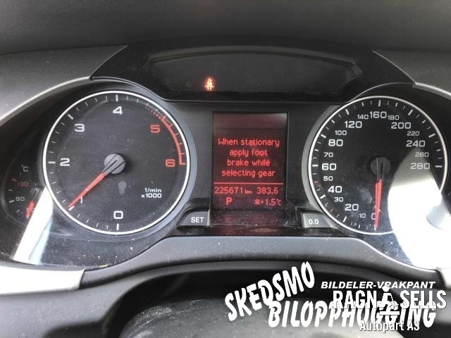 Audi A4 2007-2014 (Type IV) (B8) (B8), Motorkode: CAGA, Girkassekode: MMV
