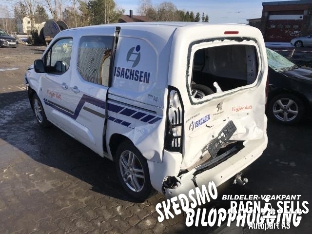 Peugeot Partner 2019-->> (Type III) , Motorkode: YHZ (DV5RC)  16 341 539 80, Girkassekode: 98 140 426 80