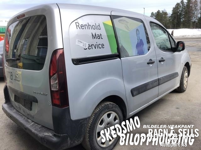 Peugeot Partner 2015-2019 (Type II, Fase 2) , Motorkode: BH02    16 111 386 80, Girkassekode: 16 124 442 80