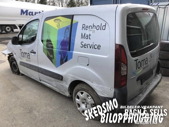 Peugeot Partner 2015-2019 (Type II, Fase 2) , Motorkode: BH02    16 111 386 80, Girkassekode: 16 124 442 80