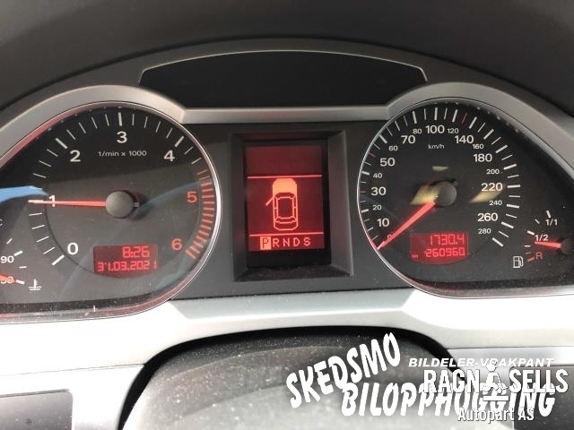 Audi A6 2005-2008 (Type III, Fase 1) (C6) (C6), Motorkode: BRE, Girkassekode: JQL