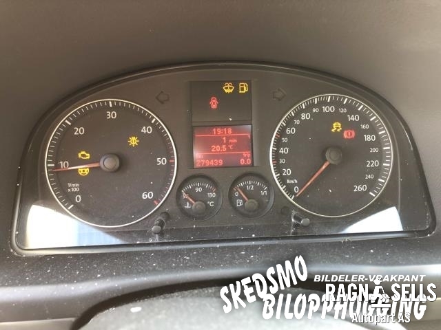 VW Touran 2003-2006 (Type I, Fase 1) , Motorkode: BKC, Girkassekode: GQN